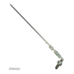 Rígeľ  14mm, L: 800mm, s otvorom pre visiaci zámok, pozink Rígeľ  14mm, L: 800mm, s otvorom pre visiaci zámok, pozink